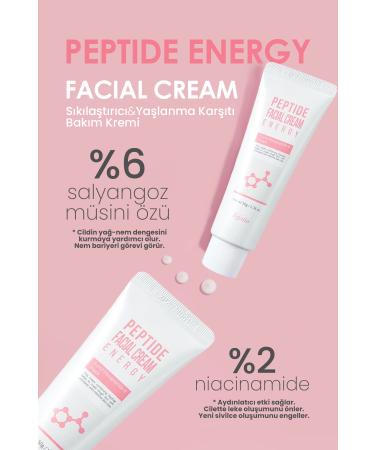 Esfolio Anti-Aging Care Cream Containing 2 Types of Peptides Peptide Facial Cream 50 Ml - Buy Online on GoSupps.com