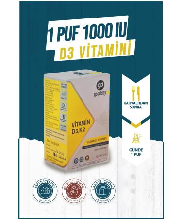 goodday VITAMIN D3K2 20 ML SUPPLEMENTARY FOOD - Buy Online on GoSupps.com