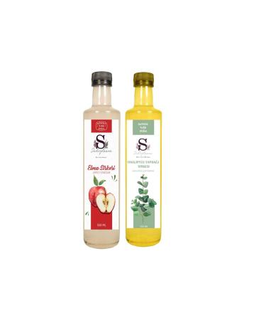 Suheylaana Natural Apple Cider Vinegar 500 Ml - Natural Eucalyptus Leaf Vinegar 500 Ml