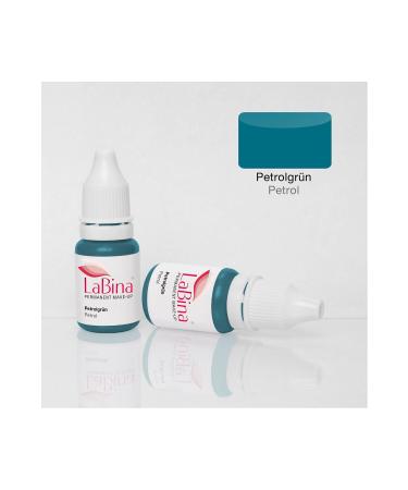 LABINA Petrolgr n - Petrol Green Permanent Makeup Pigmentation Eyeliner Dipliner Paint 10 ml