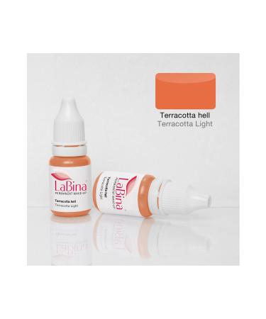LABINA Terracotta Hell - Light Terracotta Permanent Makeup Pigmentation Lip Contour Paint 10 ml