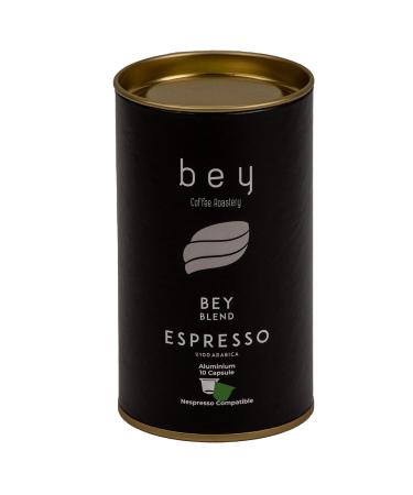 Bey Coffee Bey Coffee Roastery Bey Blend Nespresso Compatible Aluminum Capsule Coffee 10 Pieces
