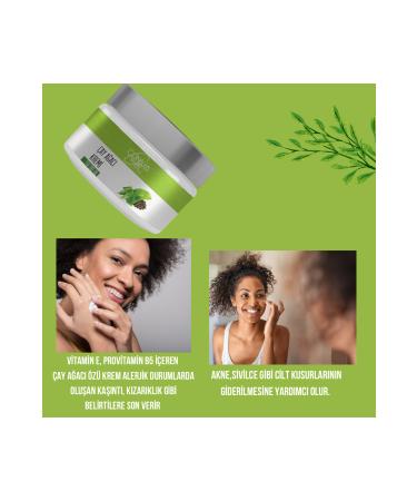 cliniva Tea Tree Herbal Moisturizing Skin Cream 50ML 0 Natural Ingredients - Buy Online on GoSupps.com