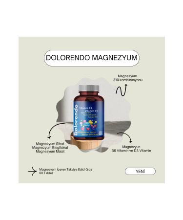 Dolorendo Magnesium 60 Tablets - Buy Online on GoSupps.com