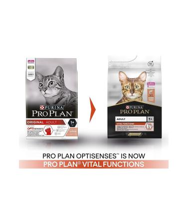 Pro Plan Adult Cat Food with Salmon 10 Kg - Buy Online on GoSupps.com
