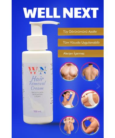 Well Next Hair Removal and Reducing Cream - Buy Online on GoSupps.com