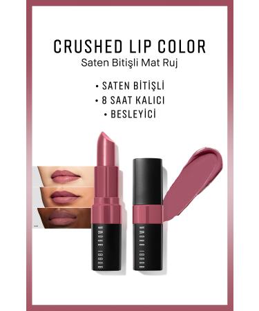Bobbi Brown Crushed Lip Color Satin Finish Matte Lipstick - Lilac 716170191034