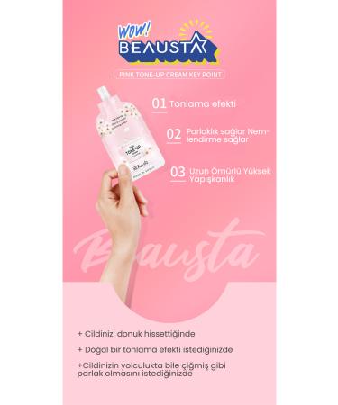 BEAUSTA Pink Tone Up Cream - Buy Online on GoSupps.com