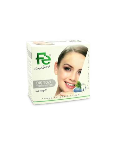 Fe Whitening Tooth Powder Smokers Mint 50 Gr - Buy Online on GoSupps.com