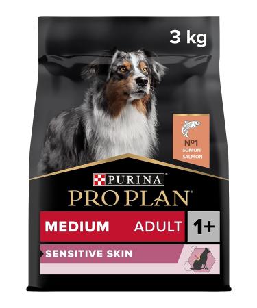 Purina Proplan Medium Adult Salmon Dog Food 3 kg - Buy Online on GoSupps.com