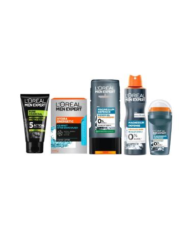 L'Oreal Paris Men Expert Magnes um Defense 48 Saat Etkili 5 Li Set