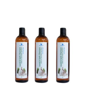 Hunca Laurel And Garlic Shampoo 700 ml X3 Pieces