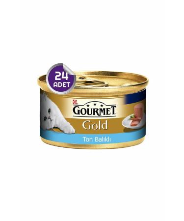 Gourmet Gold Canned Cat Food with Minced Tuna 85 gr 24 Pieces