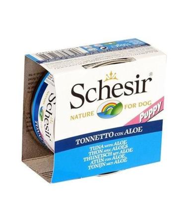 Schesir Nature Aloe Vera and Fish Canned Puppy Food 150 gr