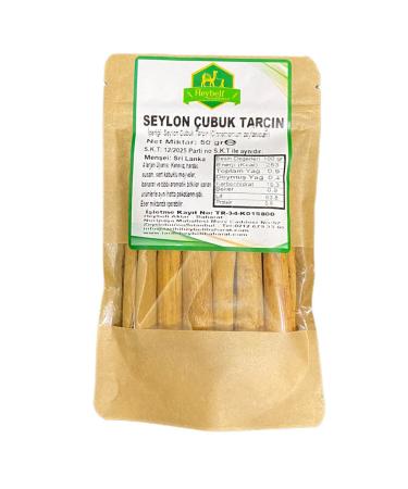 Heybeli Aktar Spice Ceylon (Ceylon) Stick Cinnamon 50 Gr