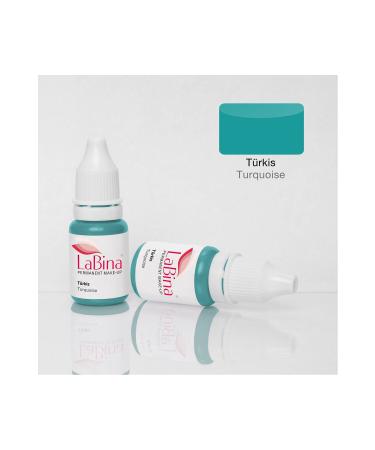 LABINA T rkis - Turquoise Permanent Makeup Pigmentation Eyeliner Dipliner Paint 10 ml
