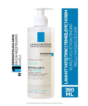 La Roche Posay Effaclar H Isobiome Lavender Soothing and Cleansing Cream 3337875777773