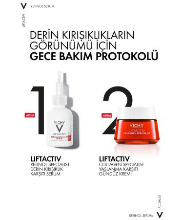 Vichy Liftactiv Retinol Specialist Deep Anti-Wrinkle Serum 30 ml..Farmasi - Buy Online on GoSupps.com