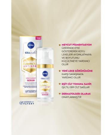 NIVEA n vea Luminous630 Anti-Spot Brightening Skin Care Serum 30 ml Skin Tone Equalizer Face Care