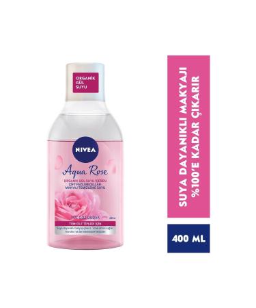 Garnier Vitamin C Brightening Serum + Nivea Aqua Rose Water Dual Phase Cleansing Water 400 ml - Buy Online on GoSupps.com