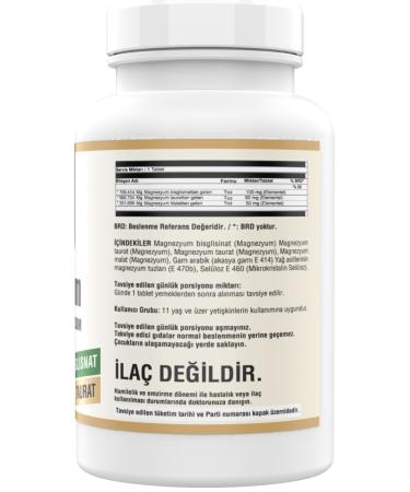 Ncs Magnesium Bisglycinate Malate Taurate 180 Tablets Magnesium Element Formula - Buy Online on GoSupps.com