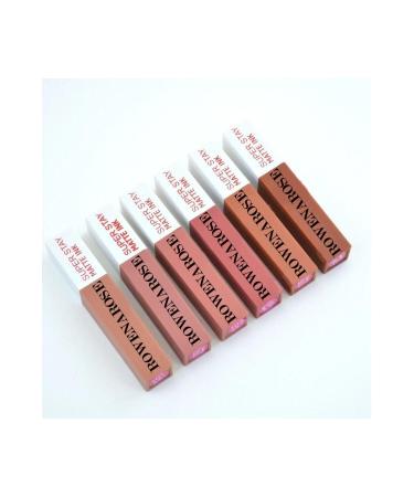ROWENAROSE 6-Piece Wet Lipstick Set Superstay Matte - Buy Online on GoSupps.com
