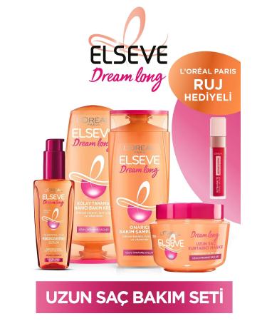 Elseve Long Hair Care Set - Dream Long Repair Care Shampoo 450 Ml & Hair Care Conditioner 175 Ml - Buy Online on GoSupps.com