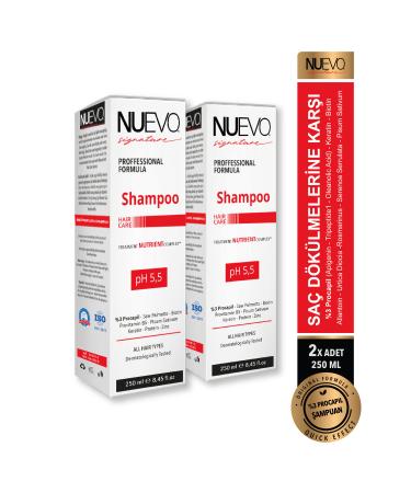 Nuevo Signature Anti-Hair Loss and Post-Hair Transplant 3% Procapil Shampoo 2 pieces - Buy Online on GoSupps.com