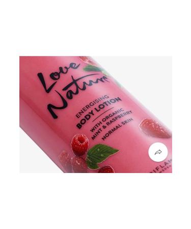 Oriflame Love Nature Organic Mint & Raspberry Energizing Body Lotion - Buy Online on GoSupps.com