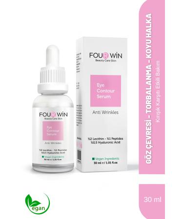 Four Win Eye Contour Brightener & Anti-Wrinkle (1% Peptides 2% Lecithin 0.5% Hyaluronic Acid) 30 ml