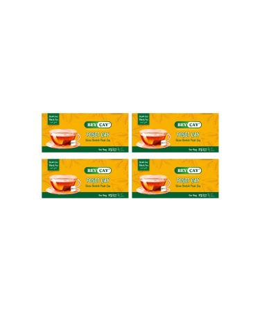 BEY TEA Filtering Tea Bag 2 G X 25 Pieces (50 G) - 4 Boxes