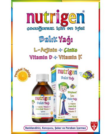 Nutrigen Fish Oil Syrup 200 mlx3 3-pack Economic Package - Buy Online on GoSupps.com