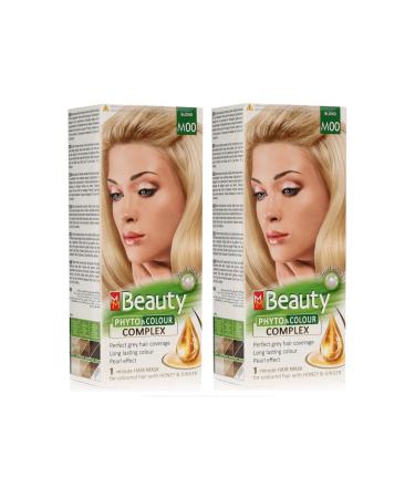 MM Beauty Herbal Hair Dye M00 Hair Lightener 2 Pieces