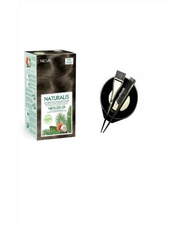 NEVA COSMETICS Naturalis Hair Dye 7.11 Intense Ash Blonde 0 Vegan 9030 Dye Bowl Container