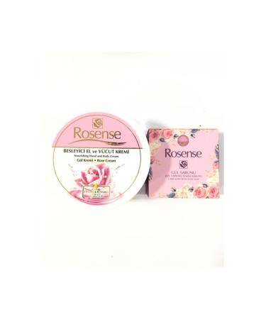 Rosense Nourishing Hand and Body Cream + Rose Petal Care Soap