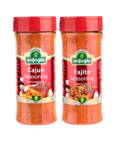 Arifo lu Cajun Seasoning 230g + Fajita Seasoning 230g (2 Products)