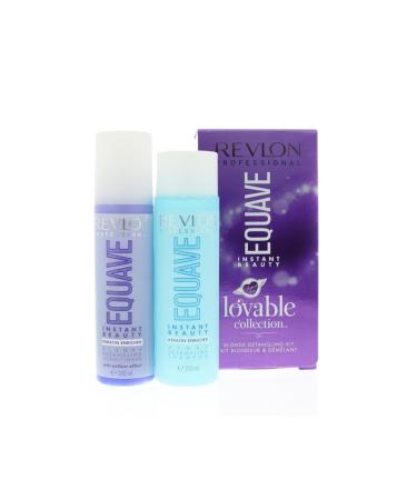 Brand Revlon Equave Hydro Detangling Shampoo 250ml And Blonde Detangling Conditioner 200ml