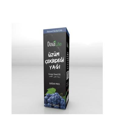 DoraLife Grape Seed Oil 20 Ml (Cold Press)