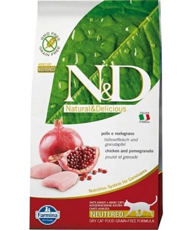 N & D Nd Grain-Free Chicken and Pomegranate Cat Food 1.5 Kg