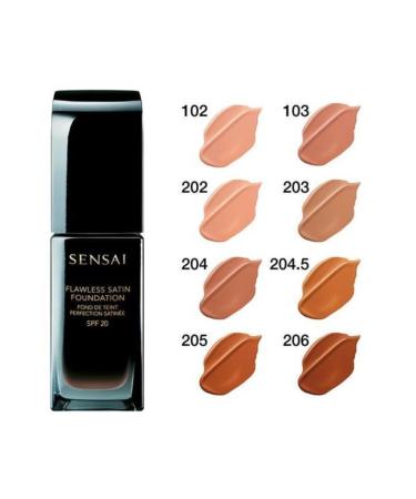 Sensai Flawless Satin Foundation Spf20 Fs203 Neutral Beige 30 Ml - Buy Online on GoSupps.com