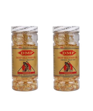 DMP Omega 3 Fish Oil 1000 Mg 2 Boxes 400 Softgels