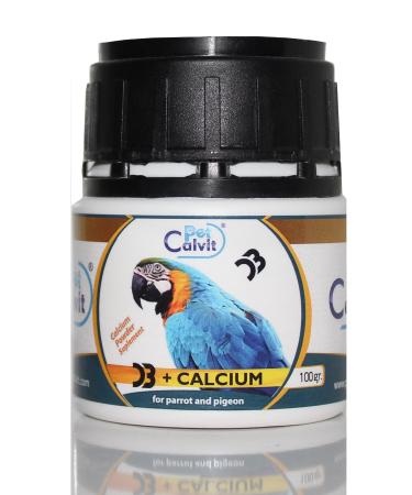 Petcalvit Parrot D3+Calcium Support 100 Gr.