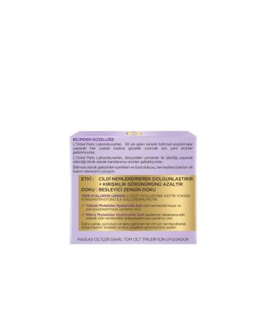 L'Oreal Paris Hyaluron Expert Moisturizing Night Cream 50 ml - Buy Online on GoSupps.com