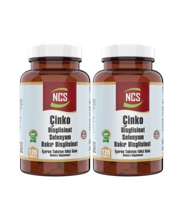 Ncs Zinc 15 Mg & Copper 250 Mcs Selenium 200 Mcg Zinc 2 X 120 Tablets 240 Tablets