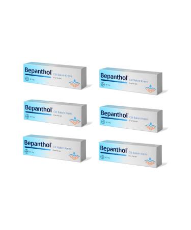 Bepanthol Skin Care Cream for Hands and Face 100 gr X6 Pieces
