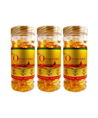MEKA Omega 3-6-9 Fish Oil 200 Softgel 3 Boxes 600 Capsules