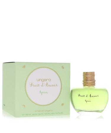 Ungaro Fruit D'amour Green by Ungaro Eau De Toilette Spray 3.4 oz for Women