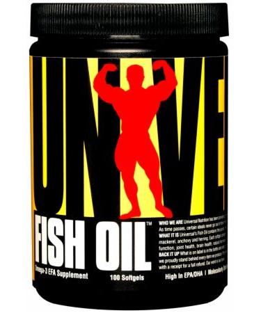 Universal Nutrition Fish Oil - Not Flavored - 100 Softgels