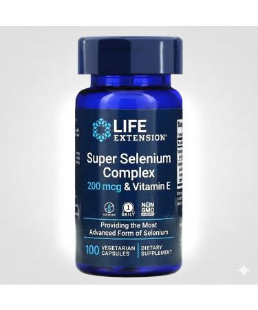 Life Extension Super Selenium Complex 100 Vegetarian Capsules