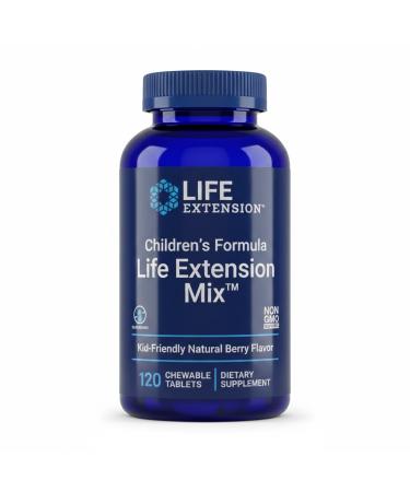 Life Extension Children's Formula Life Extension Mix Natural Berry Flavor 120 Chewable Tablets